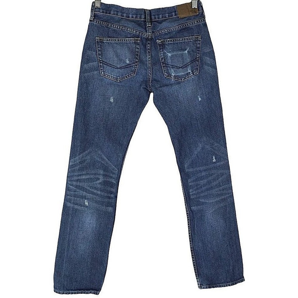 Distressed‎ Bullhead Dillon Skinny Jeans Mens 29x30 Blue Denim Distressed Skinny